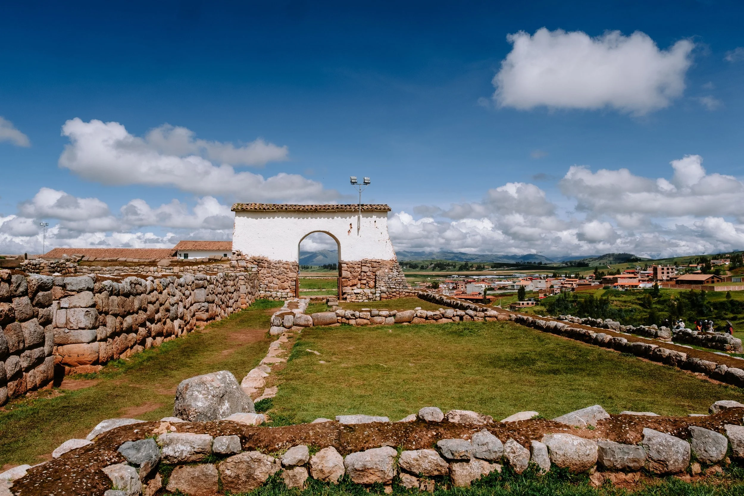 The Incan ruins of Chinchero.