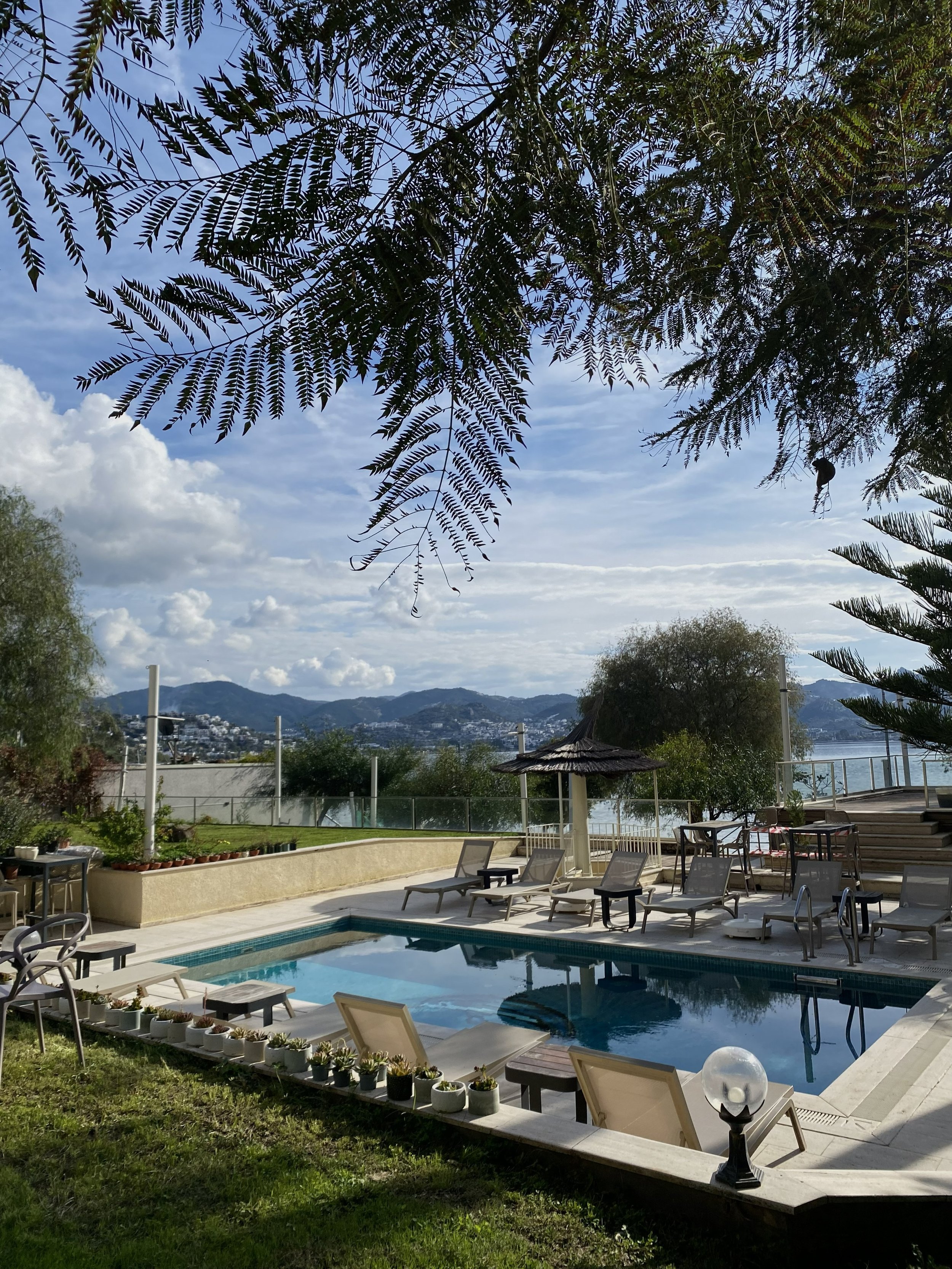 A view of a resort in Mugla, Turkiye.