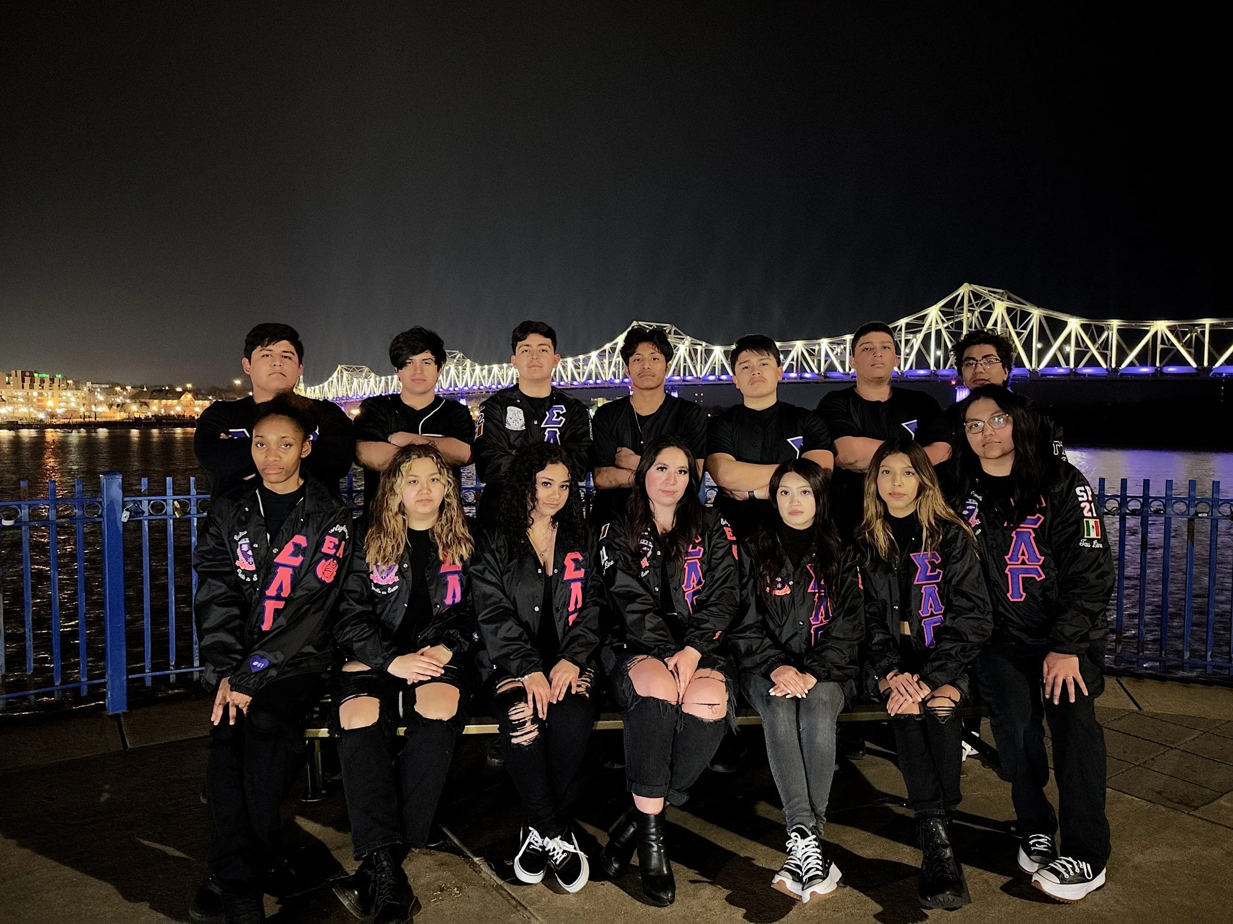 A picture of Purple Fame by the Peoria Riverfront