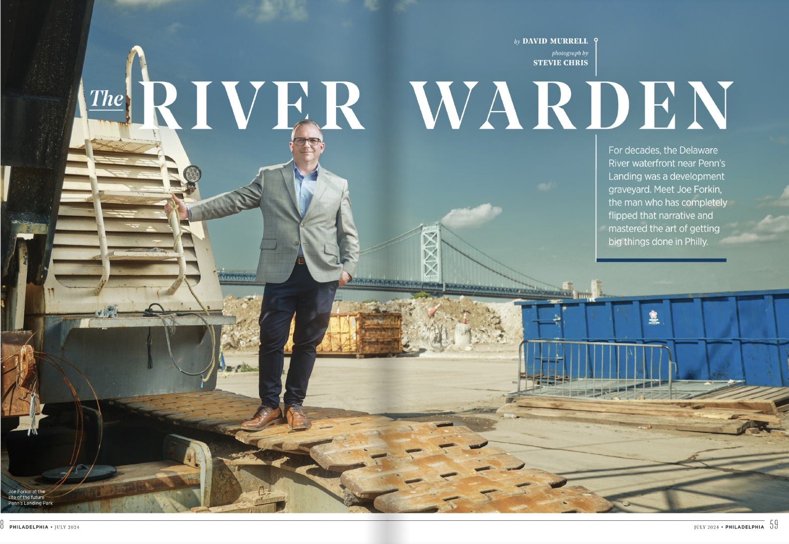 Meet the Man Who’s Making Philly’s Waterfront … Cool? Philadelphia magazine.