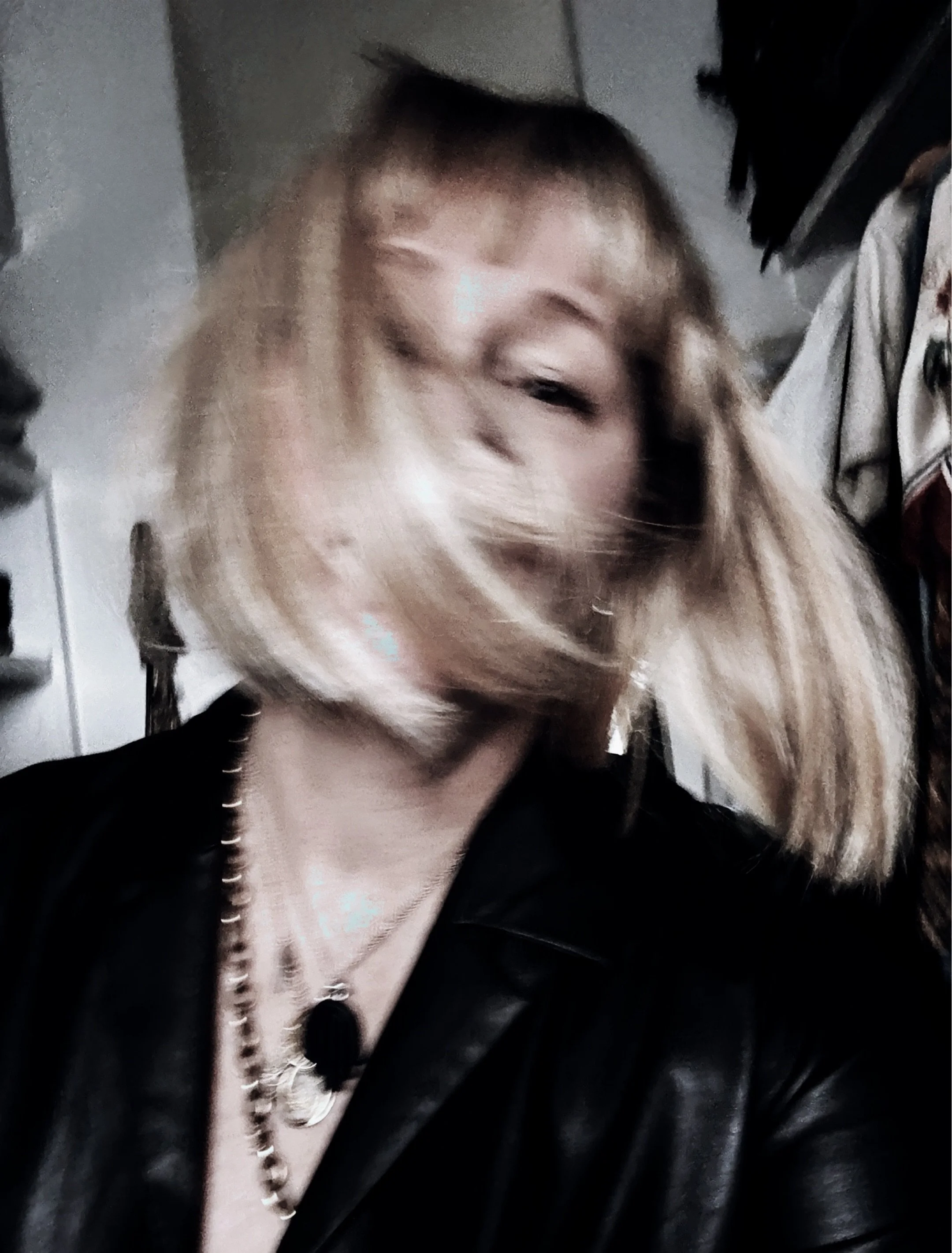 artistic soft focus portrait of artist Michel Van Devender