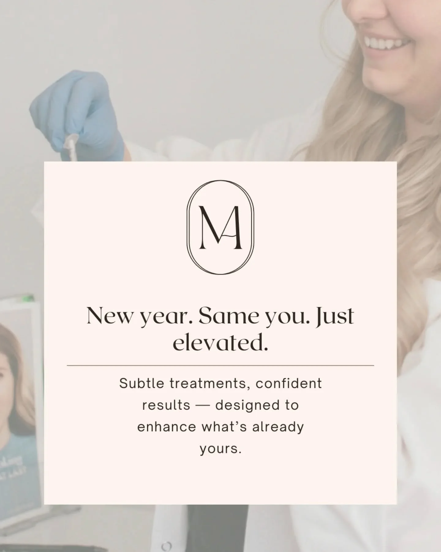 ✨️New year. Same you. Just elevated.✨️

Subtle treatments, confident results &mdash; designed to enhance what&rsquo;s already yours.

From softening lines with Botox, to brightening with IPL, boosting collagen with microneedling, resetting with chemi