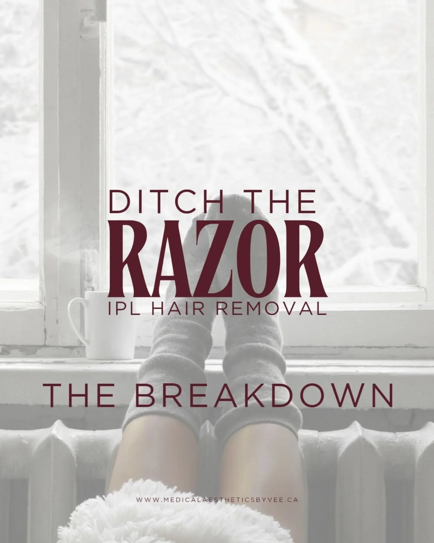 ✨ IPL Hair Removal: Start Now, Be Smooth by Summer ✨

Winter is the perfect time to begin IPL hair removal. Why? Less sun exposure = safer treatments and better results. IPL works by targeting the hair follicle during its growth cycle, which means tr