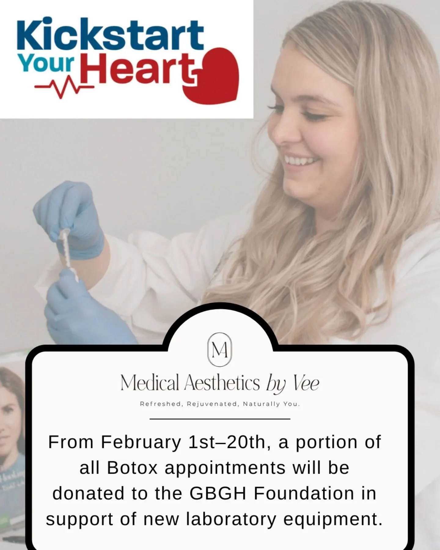 ❤️ Proud to support the Kick Start Your Heart 2026 Campaign ❤️

We are honored to be part of the 2026 Kick Start Your Heart Campaign in support of the GBGH Foundation. This year&rsquo;s campaign is focused on raising $140,000 for the Laboratory Depar
