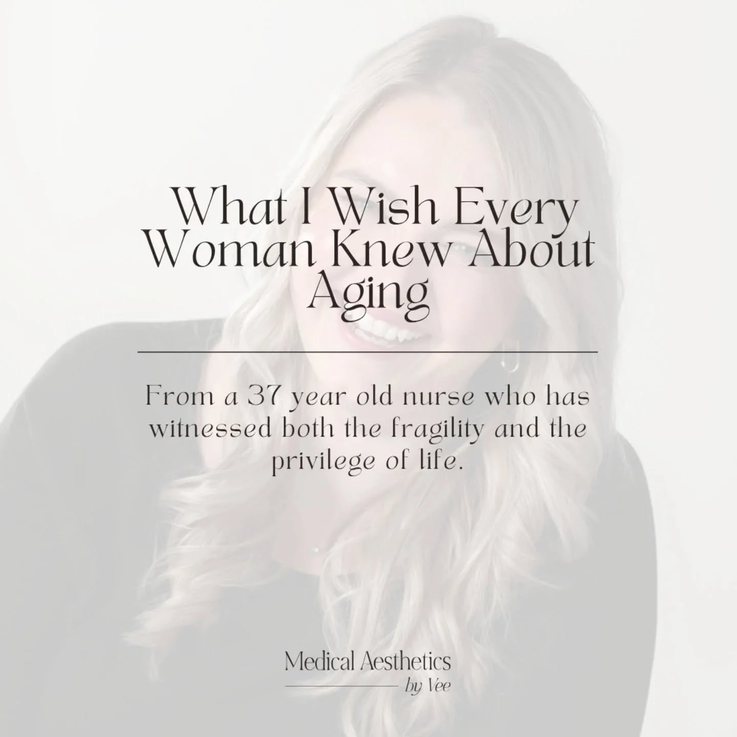 ✨ What I Wish Every Woman Knew About Aging ✨
From a nurse who has witnessed both the fragility and the privilege of life. 🤍

Aging is a privilege.

Not everyone gets the opportunity to grow older.
Every line, every year, every chapter is something t