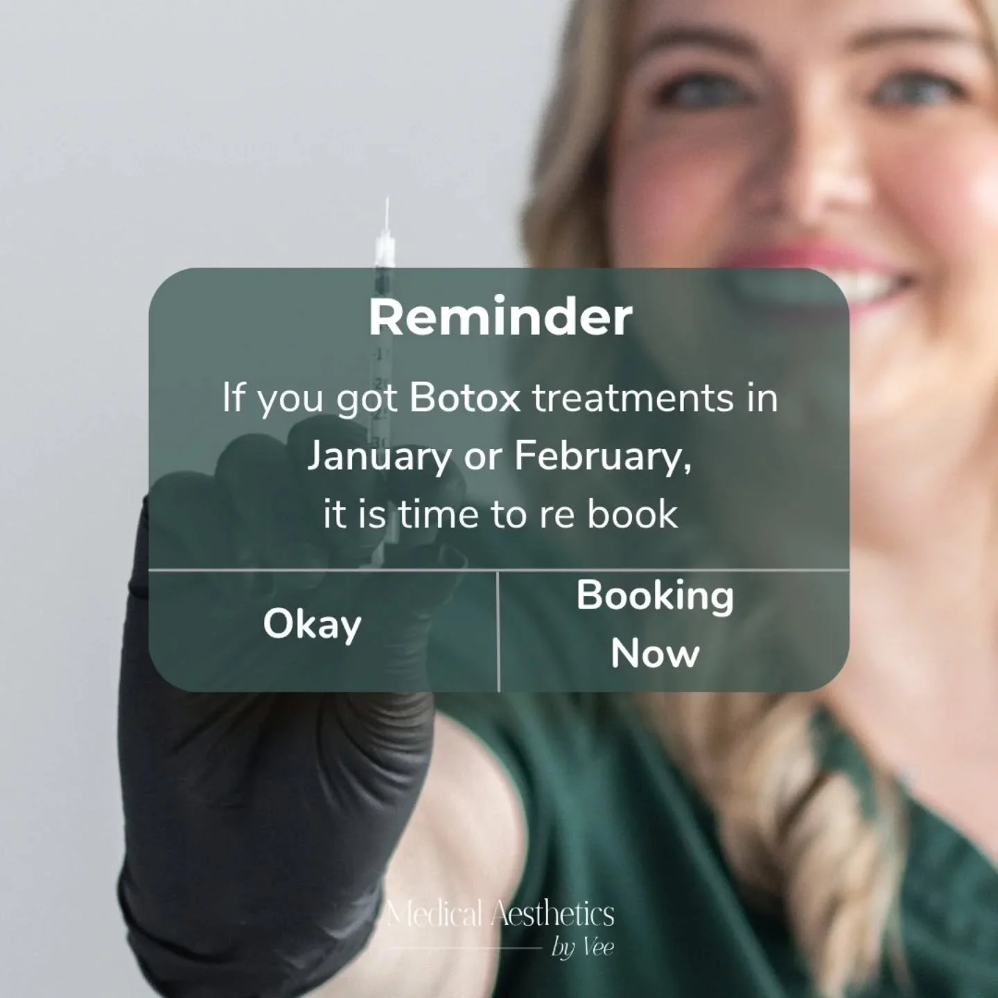 ✨ Time to Refresh Your Glow ✨

If you had your Botox treatment in January or February, this is your friendly reminder that it may be time for your next appointment to maintain those smooth, refreshed results 💉

Consistent treatments = consistent res