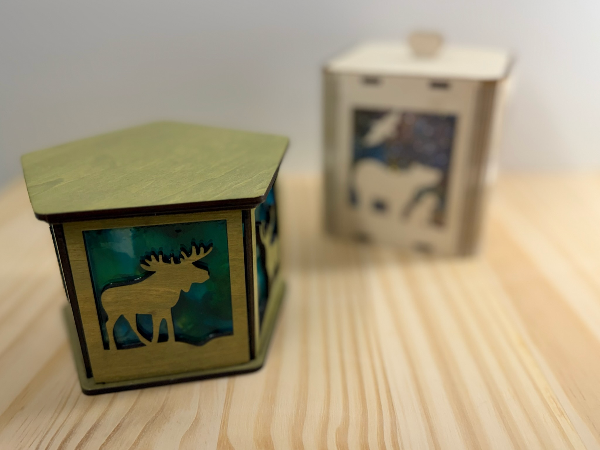 "Woodland Wildlife Lantern" 
