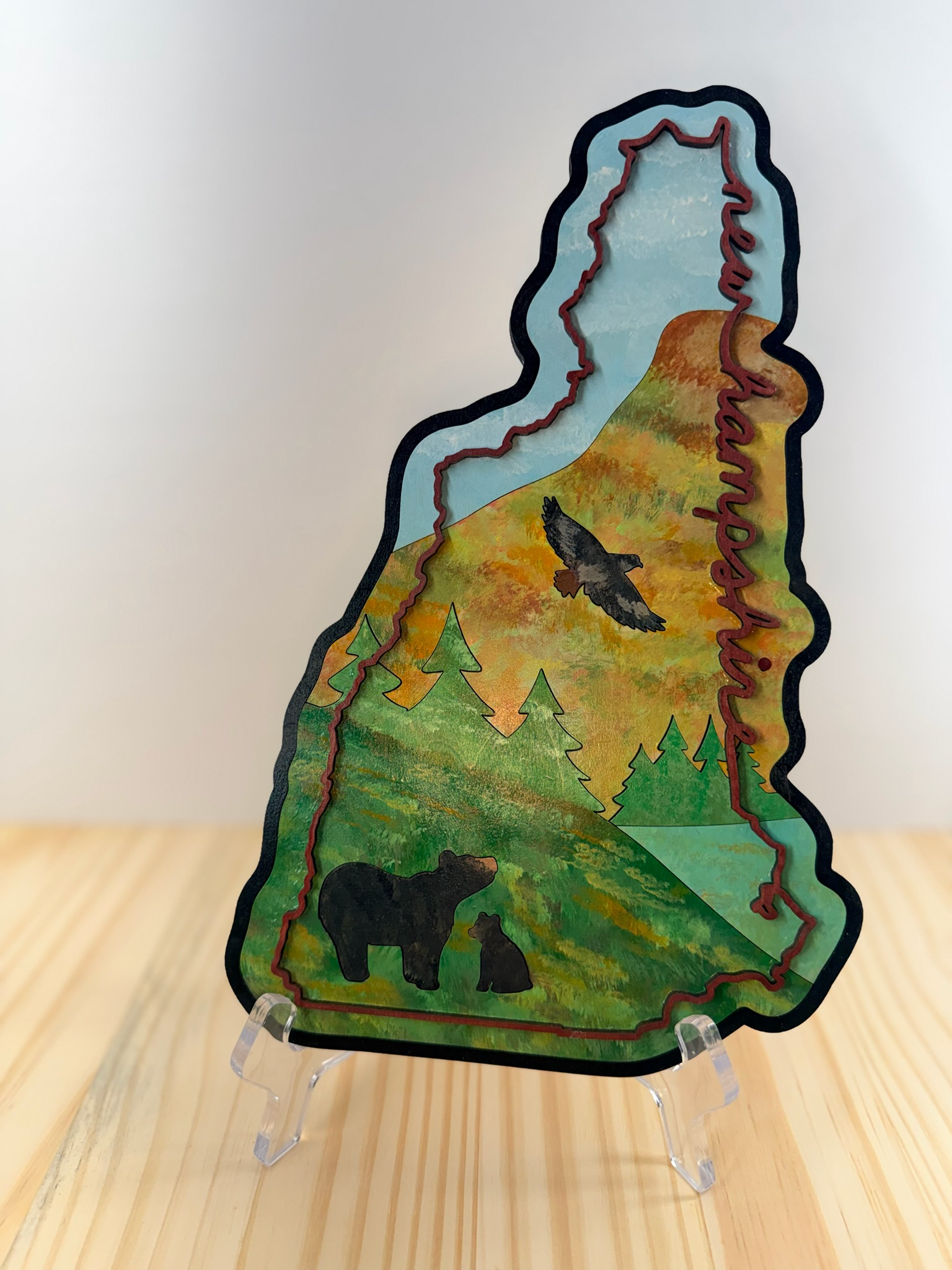 "Pastel Fall" | 7 x 11.5" | 3-layer NH design