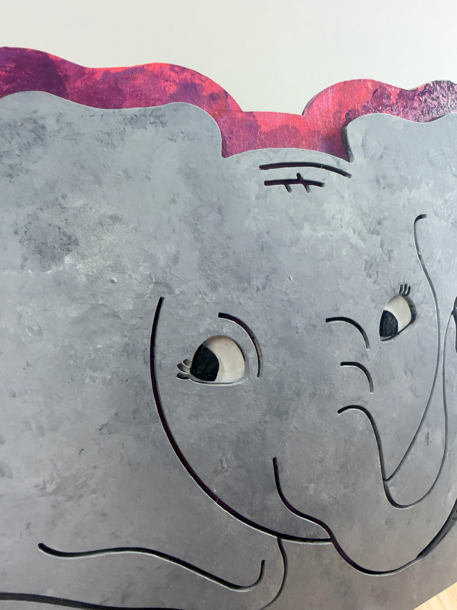 "Gray Elephant" | 8" x 11" | 2-layer design
