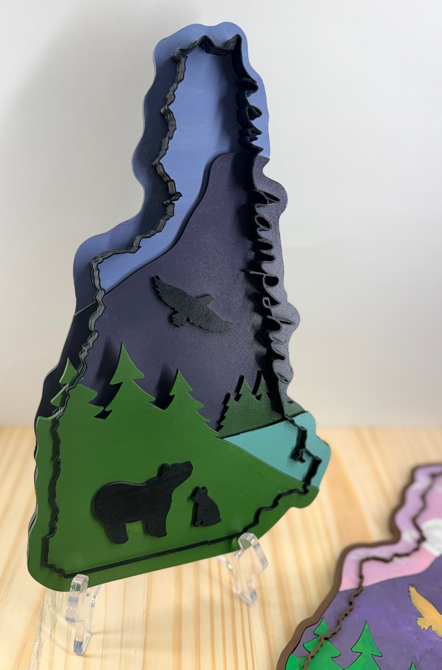 "Clear Skies" | 7 x 11.5" | 6-layer NH design
