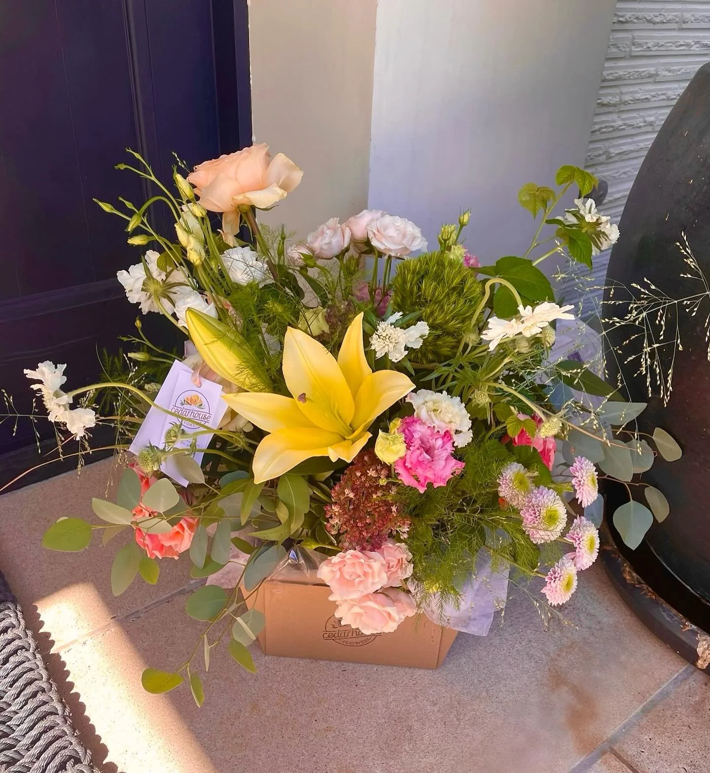 From our shop to your doorstep! 
Get on our delivery schedule & we’ll brighten the day for you or someone you love 🤗