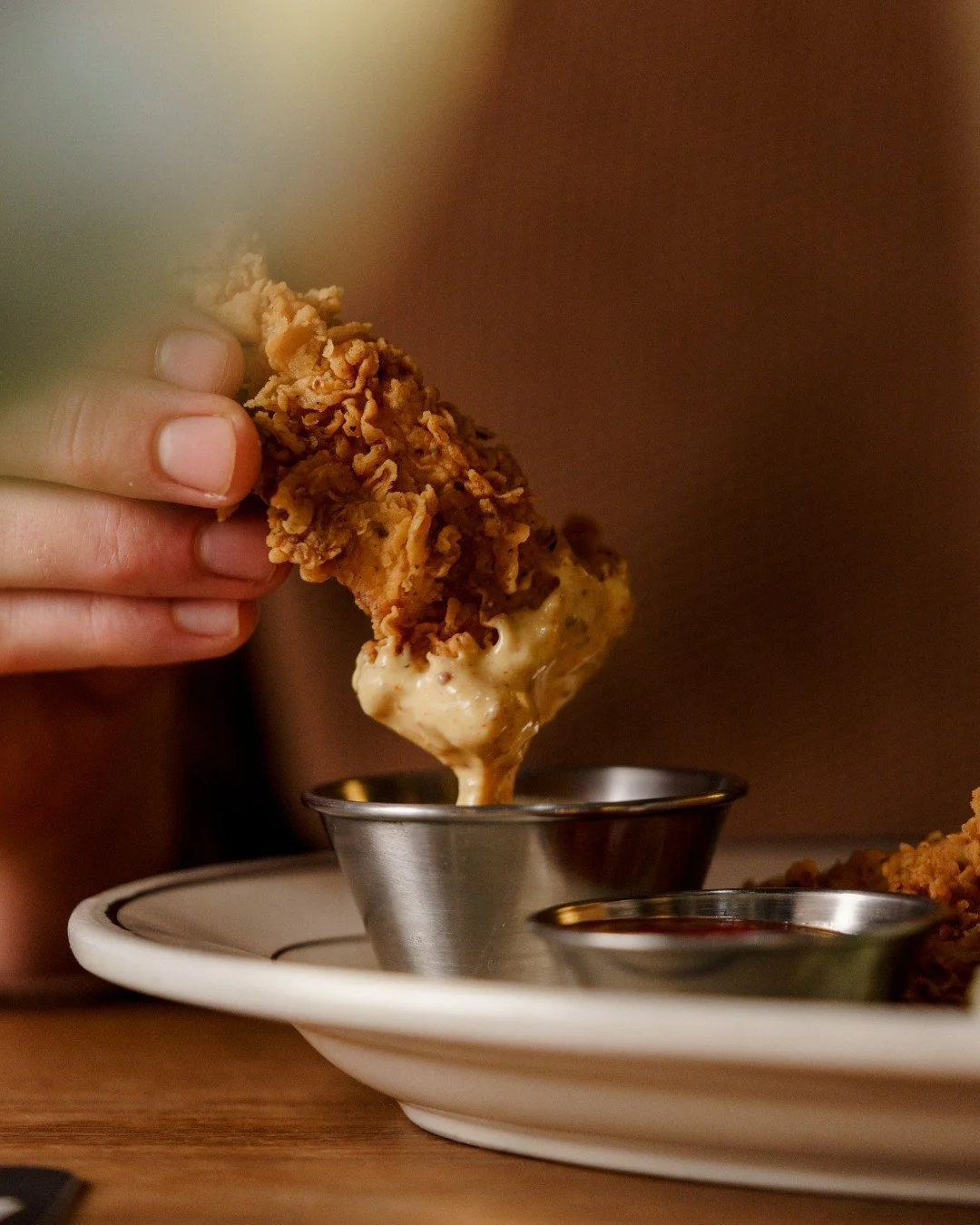 Golden, hand breaded chicken, crispy hand cut fries, garlic toast, cabbage slaw, and housemade wicked dipping sauce... what more could you need? 😉🧡

~ The brand new Classic Chicken Tenders Meal