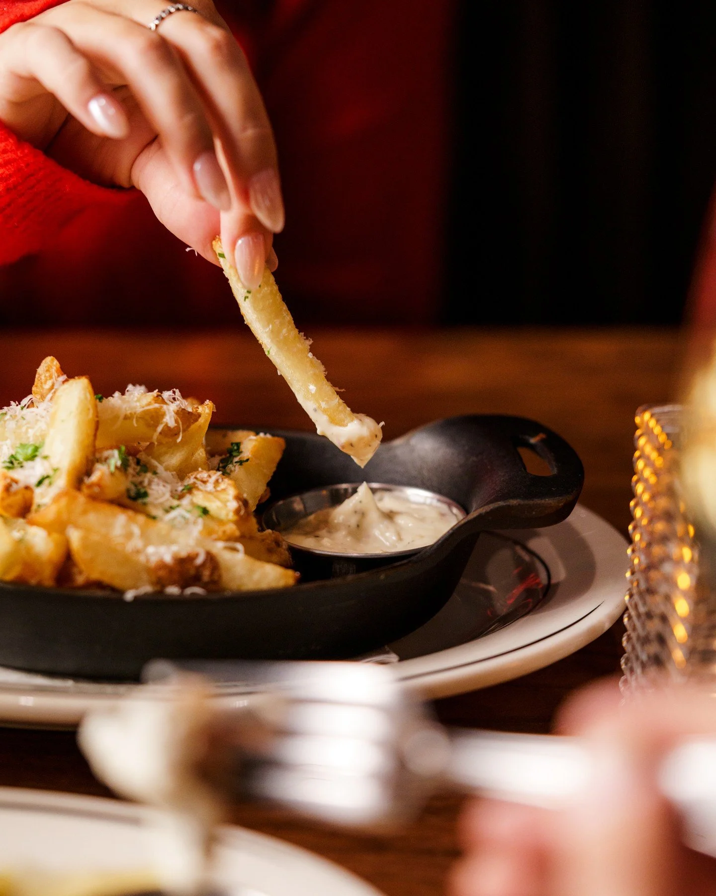 Padano cheese and garlic aioli? That&rsquo;s the perfect way to dress fries!

Best Fresh Cut Fries Ever: Hand cut &amp; double cooked, aged padano, garlic aioli.