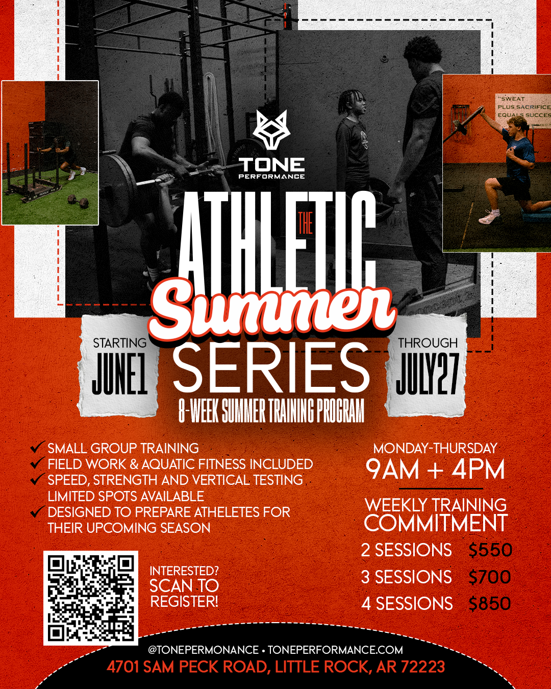 Athletic Summer Series Training Program
