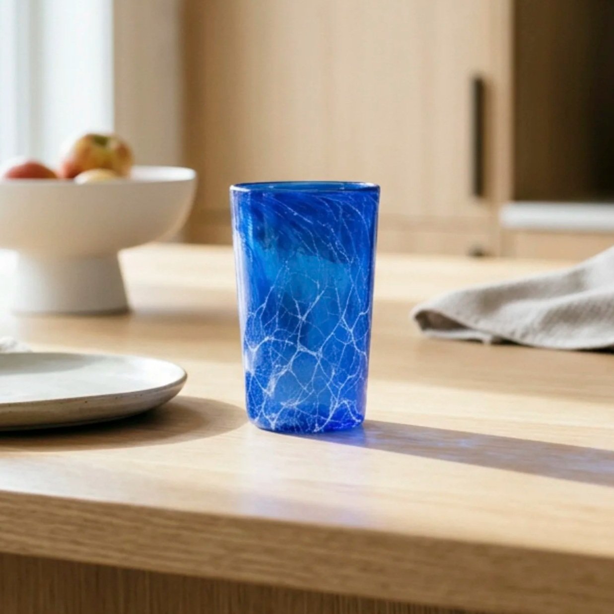 Blue Primavera tumbler