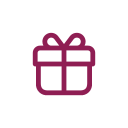Icon of a gift box with a bow