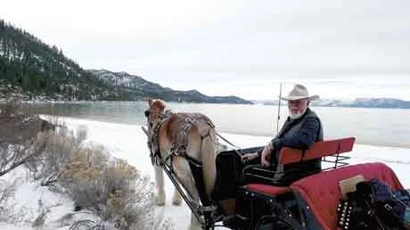 "Sleigh ride at Sand Harbor" interview