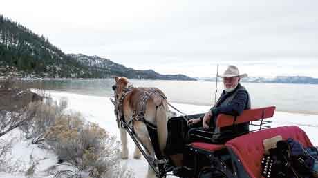 Sleigh bells ring at Sand Harbor