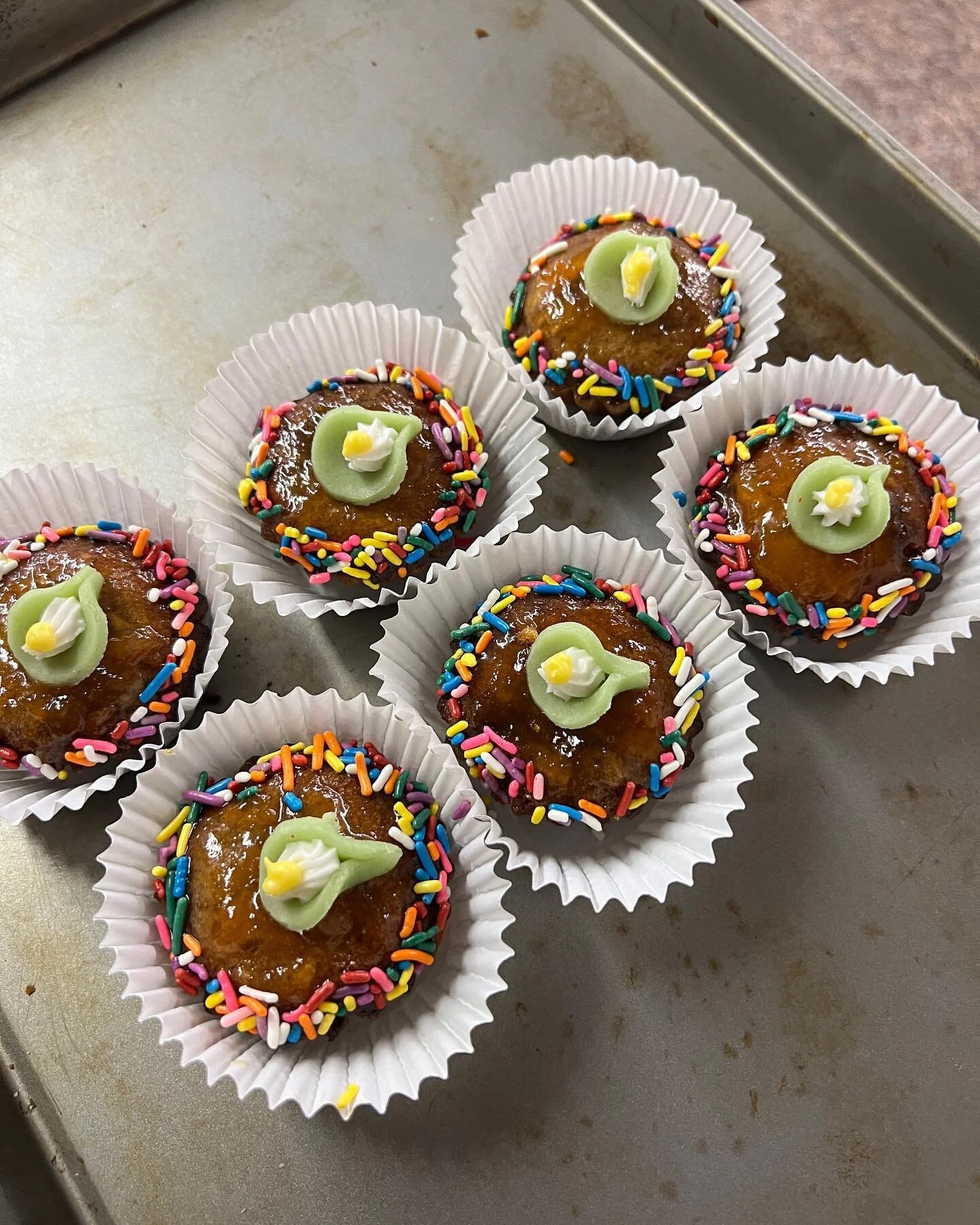 PASTARELLE

I had never heard of or tasted anything like this before, but the Sicilian Stallion Ignazio assured me they are called &ldquo;pastarelle&rdquo;. After I googled it and showed him the images I found he said UGH THAT&rsquo;S JUST ZEPPOLE an