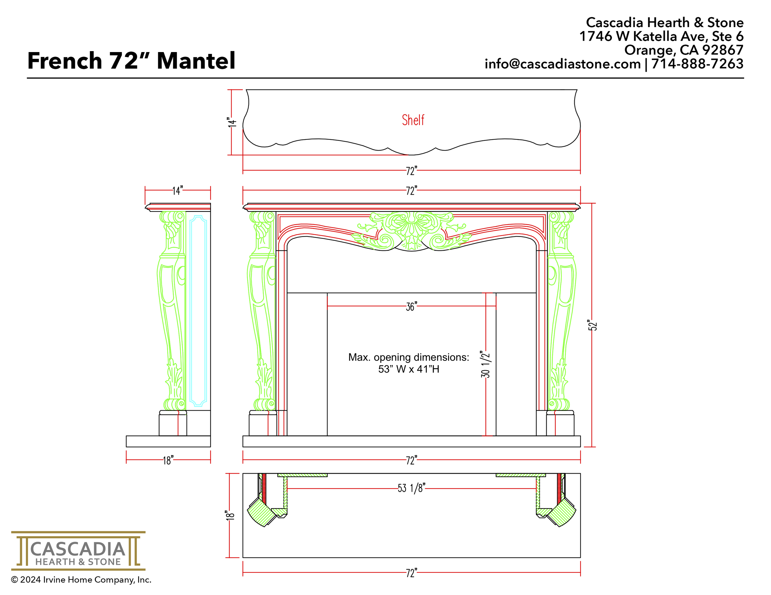 French 72 Mantel.png