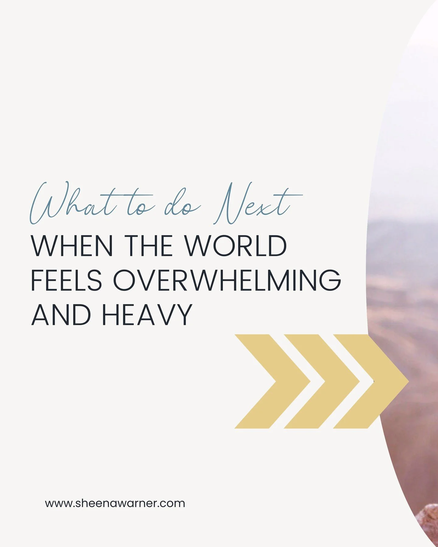 When we&rsquo;re dealing with news that consumes our emotions and thoughts, it can be challenging to find our footing and stay grounded.

God is our perfect healer, but I hope these five tips will help you overcome the overwhelm when facing the raw r