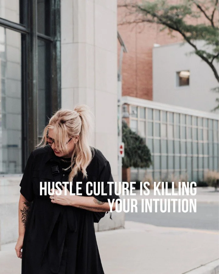 When you are sucked into the hustly culture that can be business ownership, there is too much noise in your mind to truly connect with your intuition.  Stress supresses your creativity and removes your ability to think consciously. 

Consciousness ha