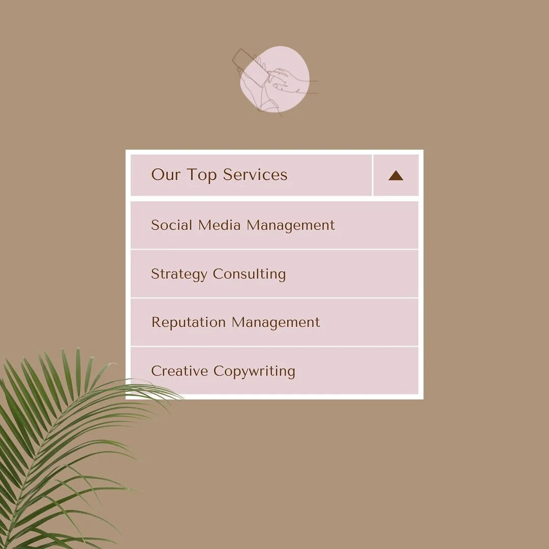 Which services are right for you and your brand? 🤔 

Let us curate the perfect scope to manage your social media and business platforms, enhancing your brand&rsquo;s online presence.