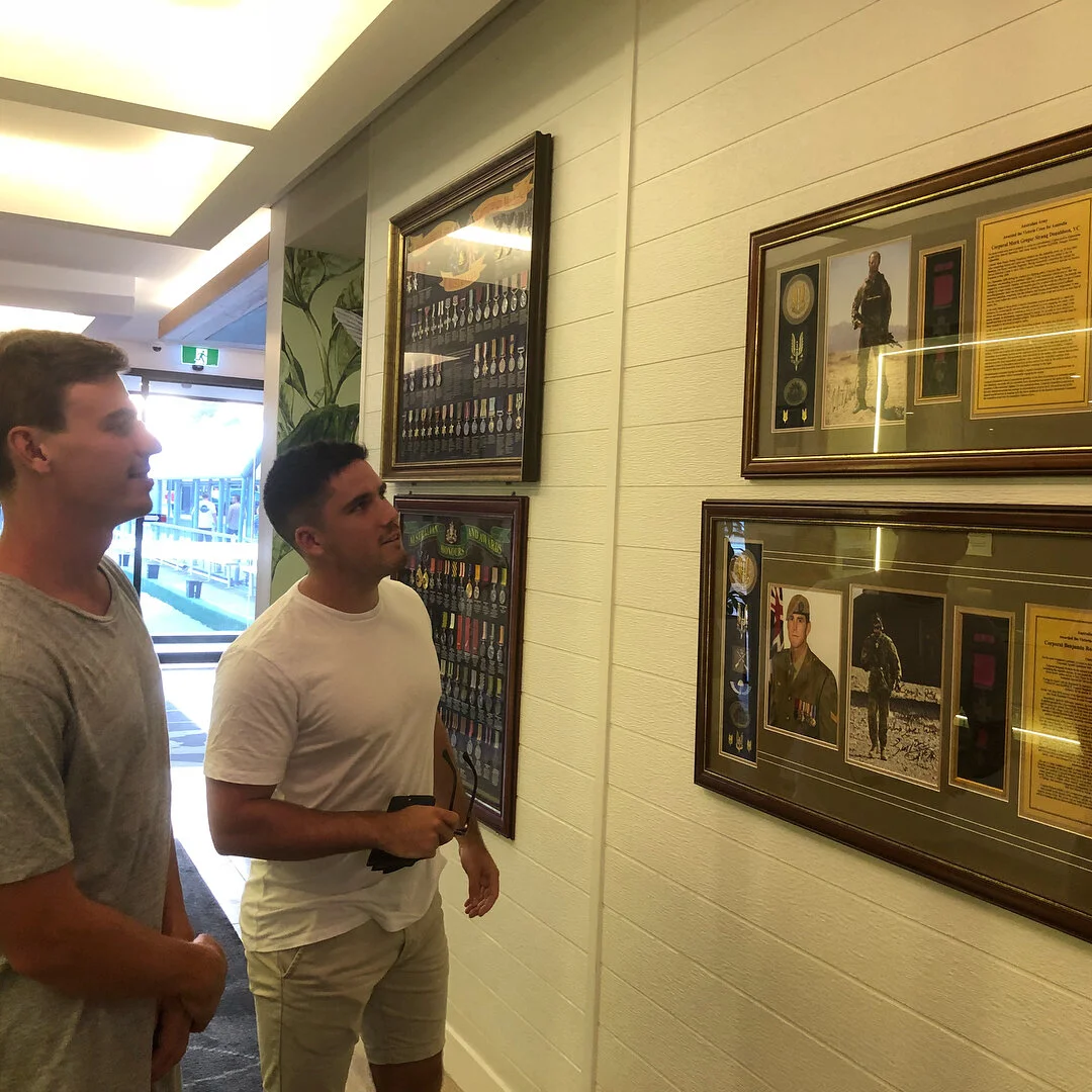 Haven&rsquo;t been to Cronulla RSL in years, but this afternoon I recognised these two framed Victoria Crosses straight away.  Be sure to check them out next time you&rsquo;re there... .
,
.
#framinghell #victoriacross #framedwarmemorabilia #warmedal