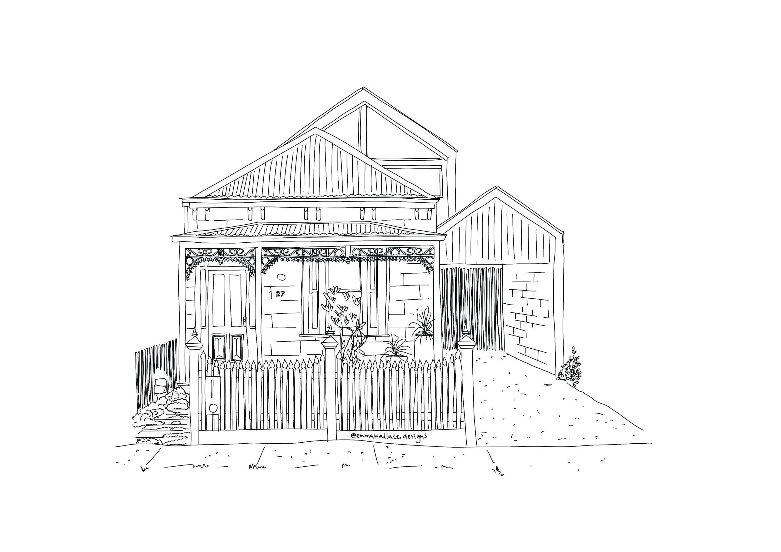House Illustration (Custom)