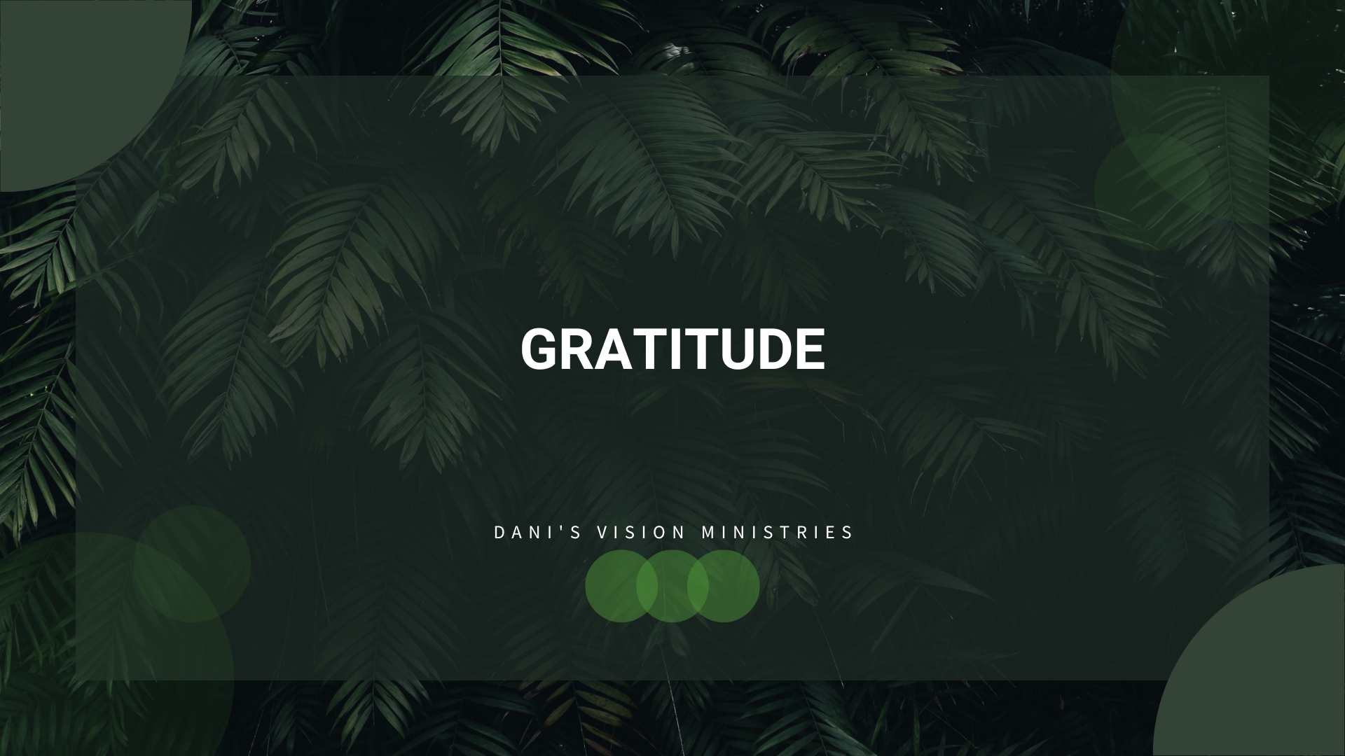 Gratitude