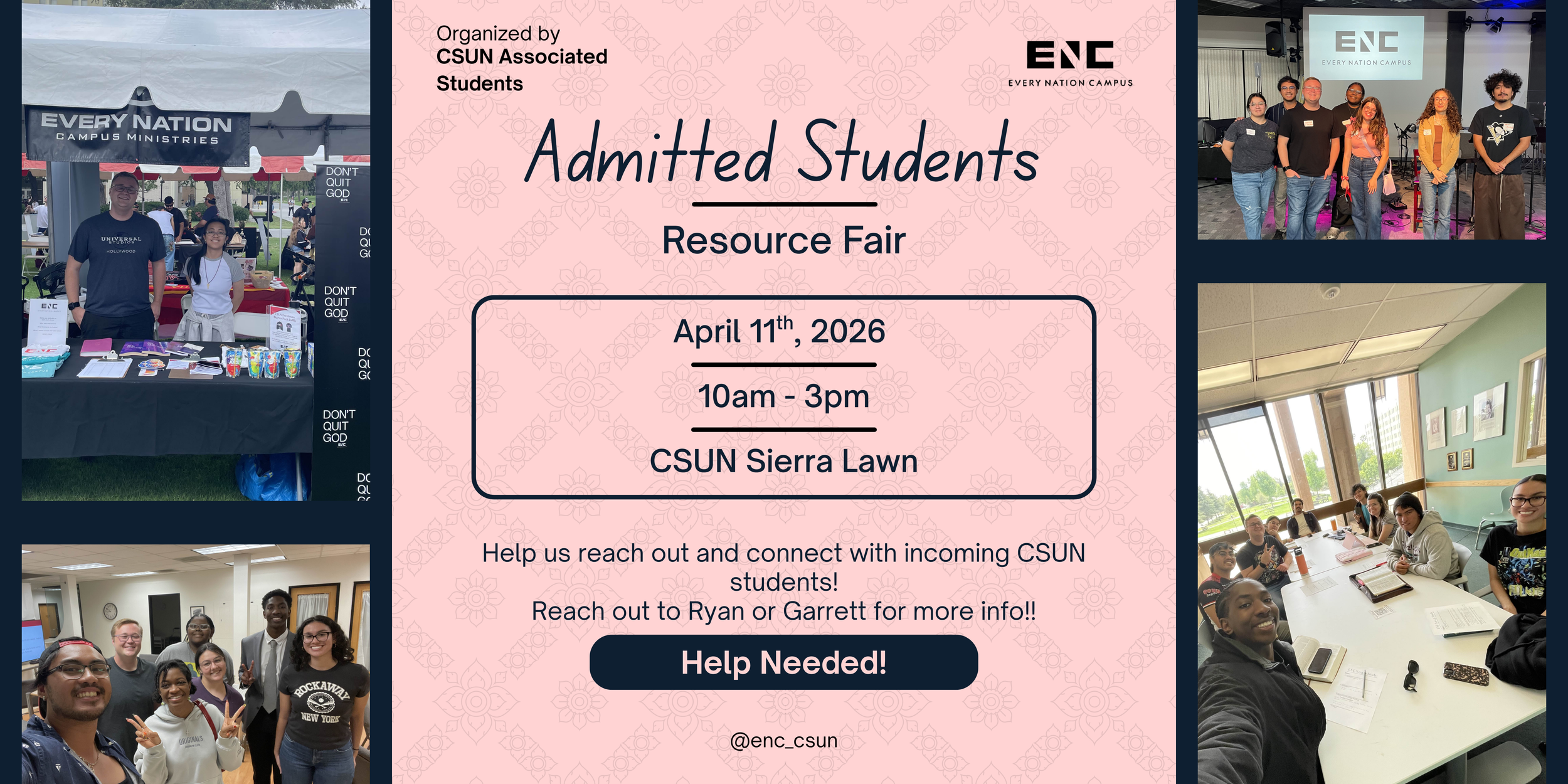 ENC CSUN New Students - Tabling Outreach