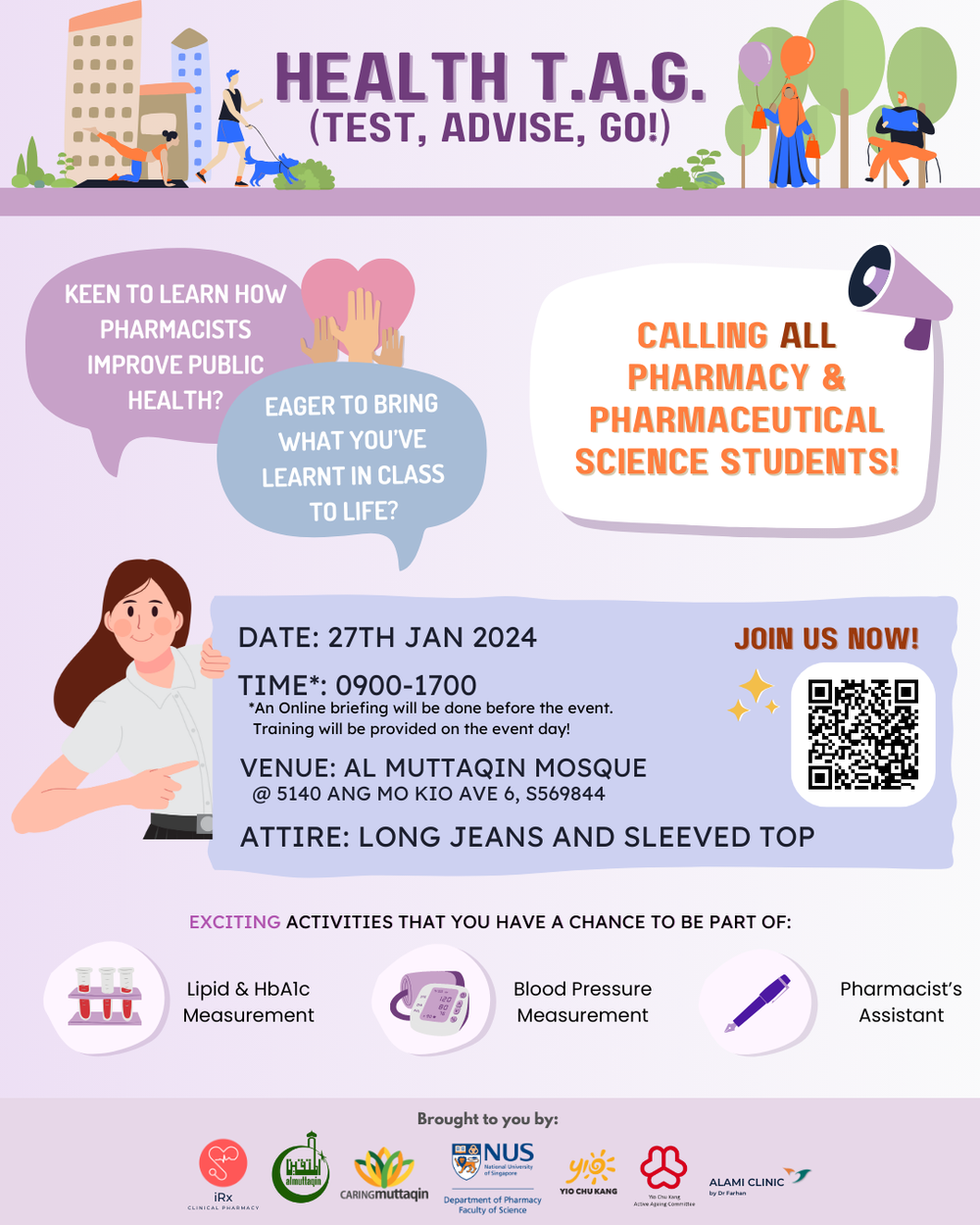 Health Tag Health T.A.G. — NUS Pharmaceutical Society