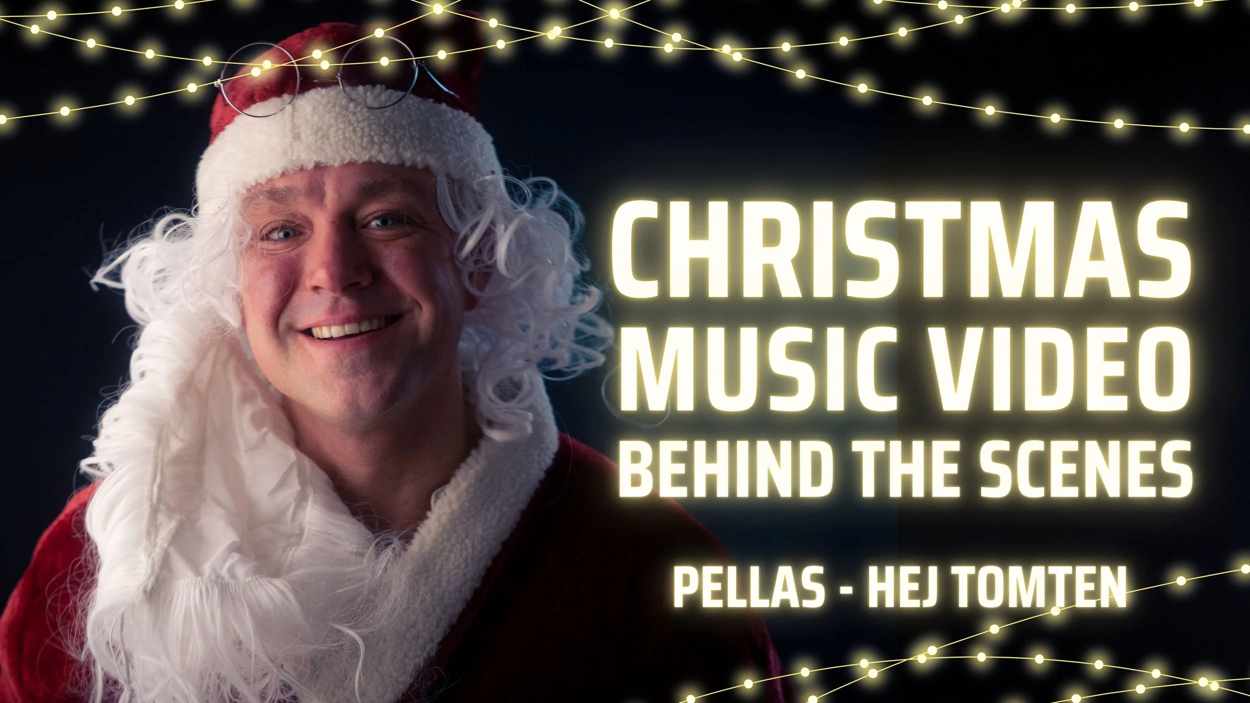 Xmas music video behind the scenes