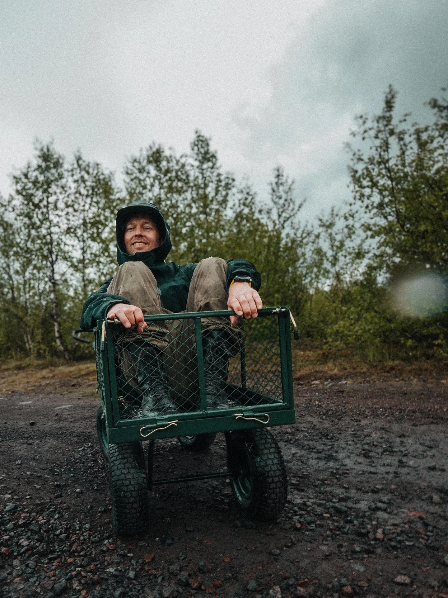 Me after the grueling 19km walk back to Nikkaluokta from Kebnekaise. 

My entire body was hurting from a backpack too heavy for me, meaty blisters and to be honest, gym workouts is not the way to prepare for this (which I knew before, but still).

So
