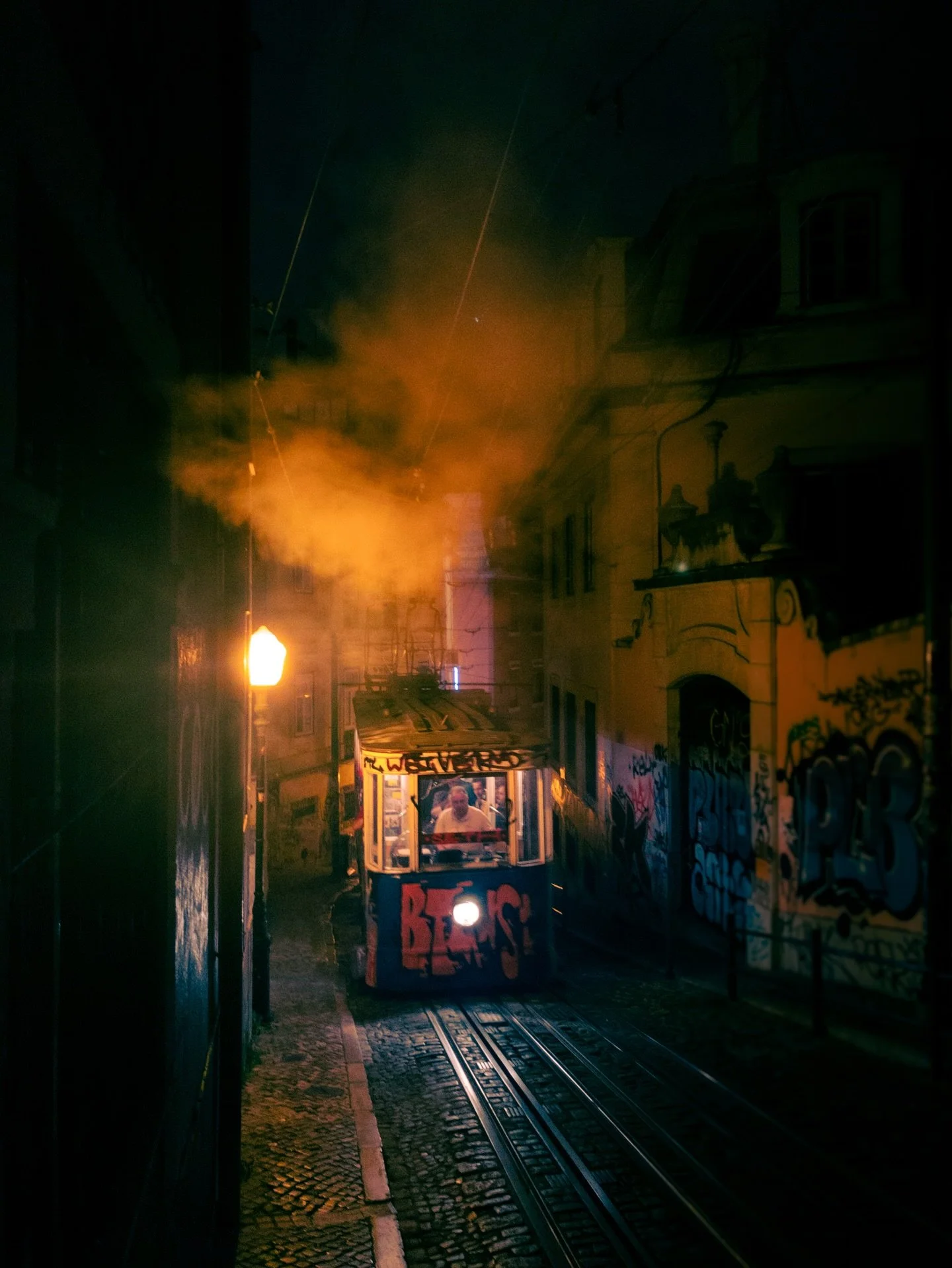 I&rsquo;ve walked this steep road in Lisbon 50 times, but always felt on guard in case this thing would derail&hellip; 

And that is exactly what happened yesterday.

I can&rsquo;t even imagine how scary it must have been to be on that tram when it&r