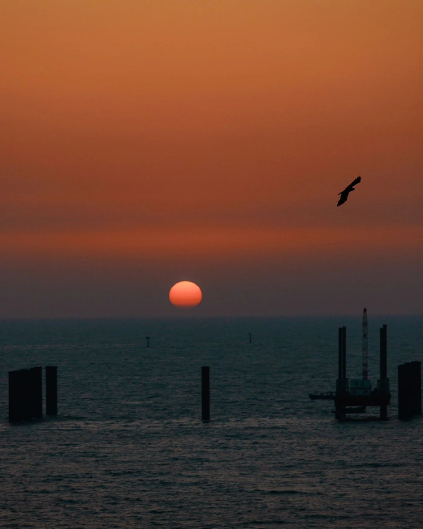 Seriously one of the best sunset views so far. At Banda West in Bombay.