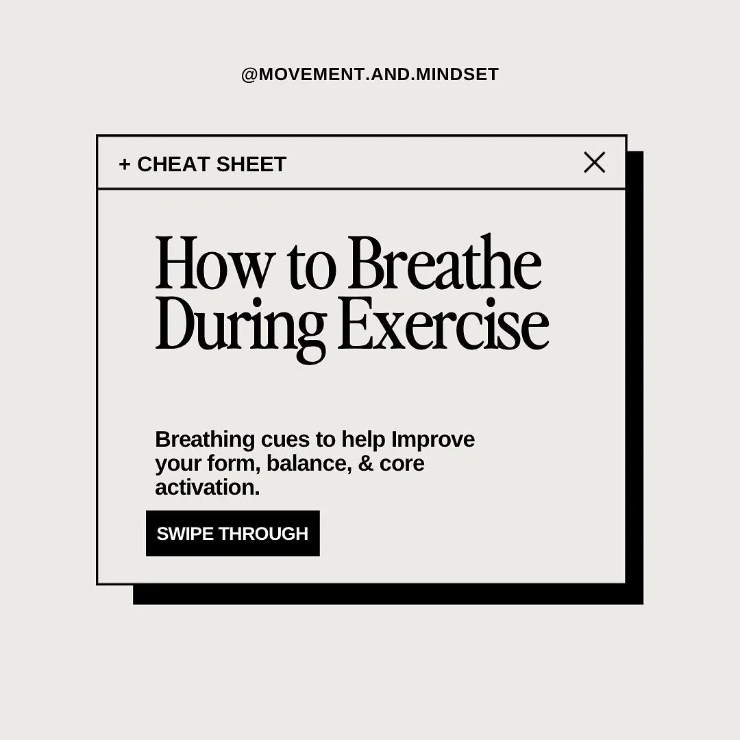 Your cheat sheet to breath work!

When we go over breath with clients, many are shocked to see what a difference it makes! Pop into one of our classes to learn more about how breath can improve your workouts!
.
.
.
.
.
#workoutinspo #workouttip #exer
