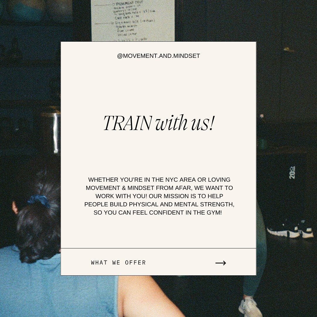 All the ways we can train together!

Not sure which option is best for you? Let&rsquo;s hop on a call! DM us and we can set something up🥳
.
.
.
.
#nycworkout #nycfitness #personaltrainer #nycfitnesscoach #groupworkout #groupfitnessinstructor #streng