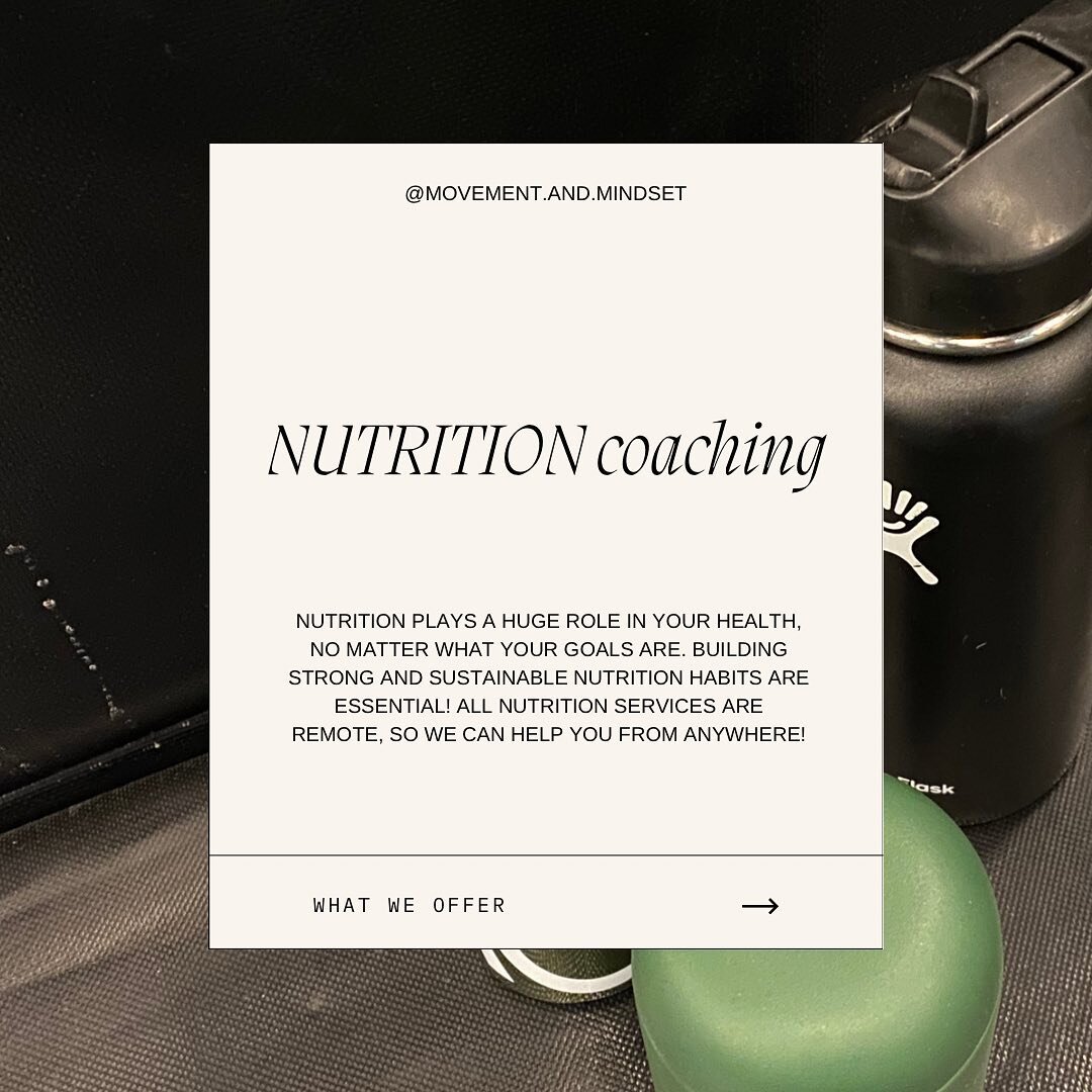 Building sustainable nutrition habits are essential, no matter what your goal is! Swipe to see how you can work with us on your nutrition goals🤗
.
.
.
.
.
#nutritioncoaching #nutritioncoach #precisionnutrition #precisionnutritioncertified #precision
