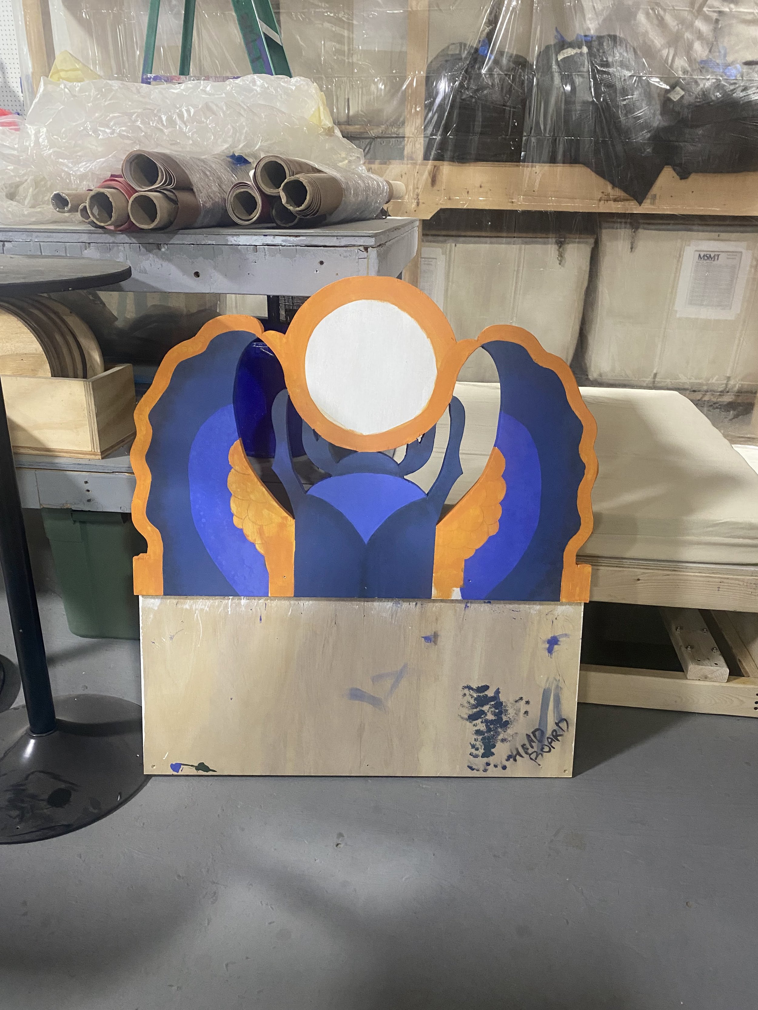 Potiphar's headboard, pre-gold. (Joseph [...], MSMT '22)