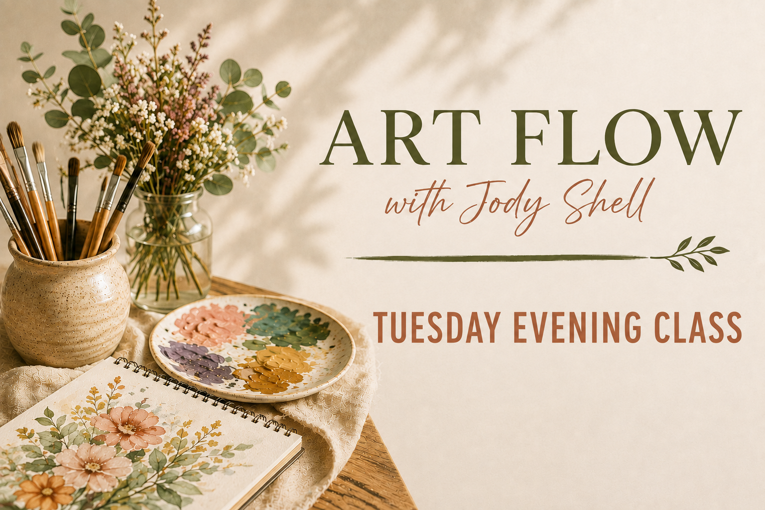 Art Flow with Jody Shell - Tuesday Evening Class 