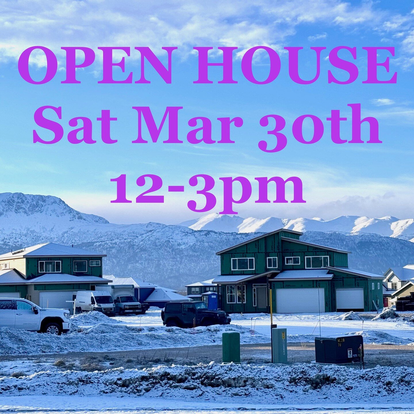 OPEN HOUSE this weekend on several Custom Homes in View Pointe. Drive thru and meet the teams and see what View Pointe is all about. There are now 7 yes 7 Custom Home Builders in View Pointe. #stemeducation #bikepath #wasilla #palmeralaska #anchorage