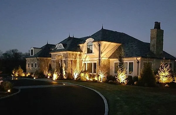Old Brookville lighting installation.
