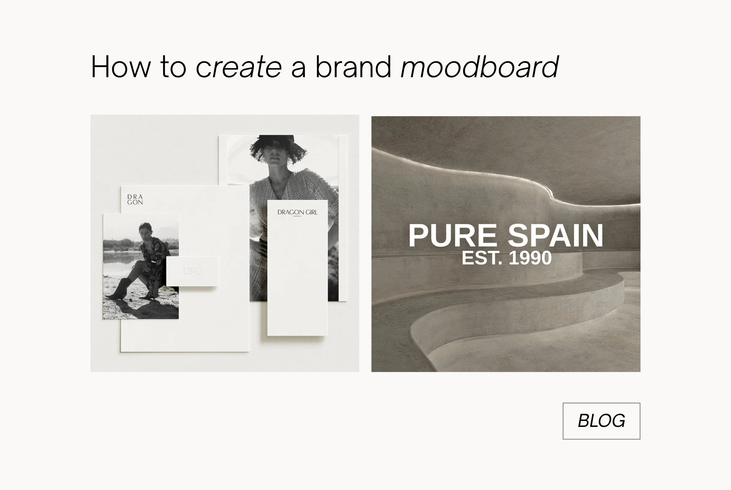 Cómo diseñar un moodboard de marca que no sea solo un collage bonito