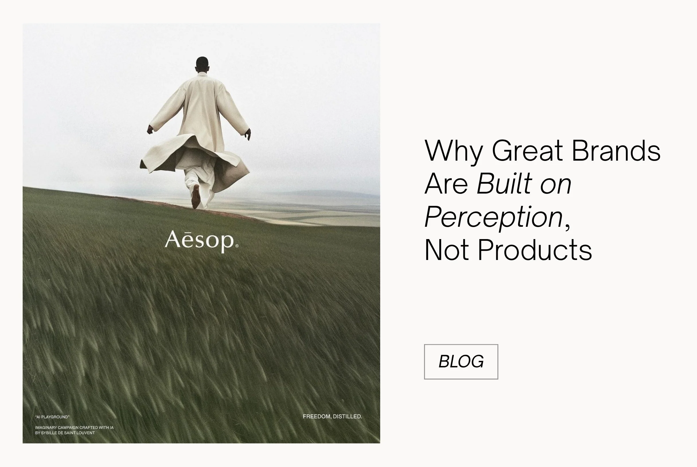 Why Great Brands Are Built on Perception, Not Products