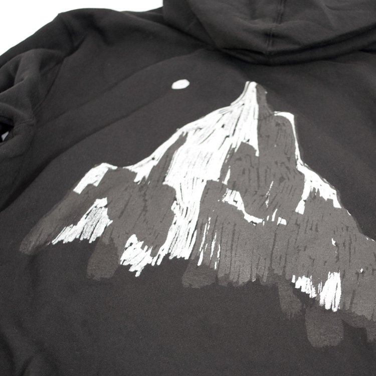  Charcoal/Silver ink sweatshirt screen design 