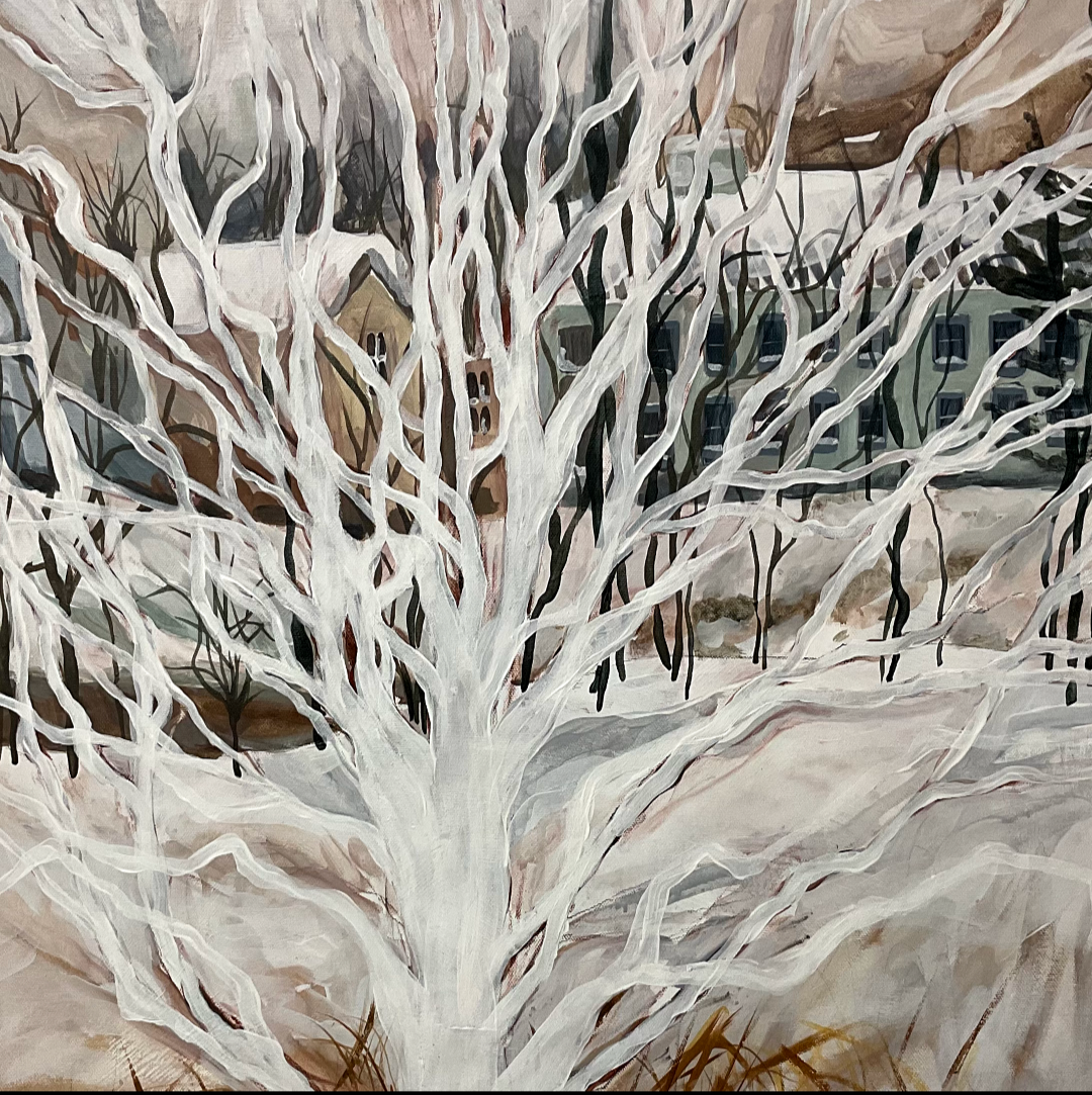 Snow Days   18 x 18"
$250