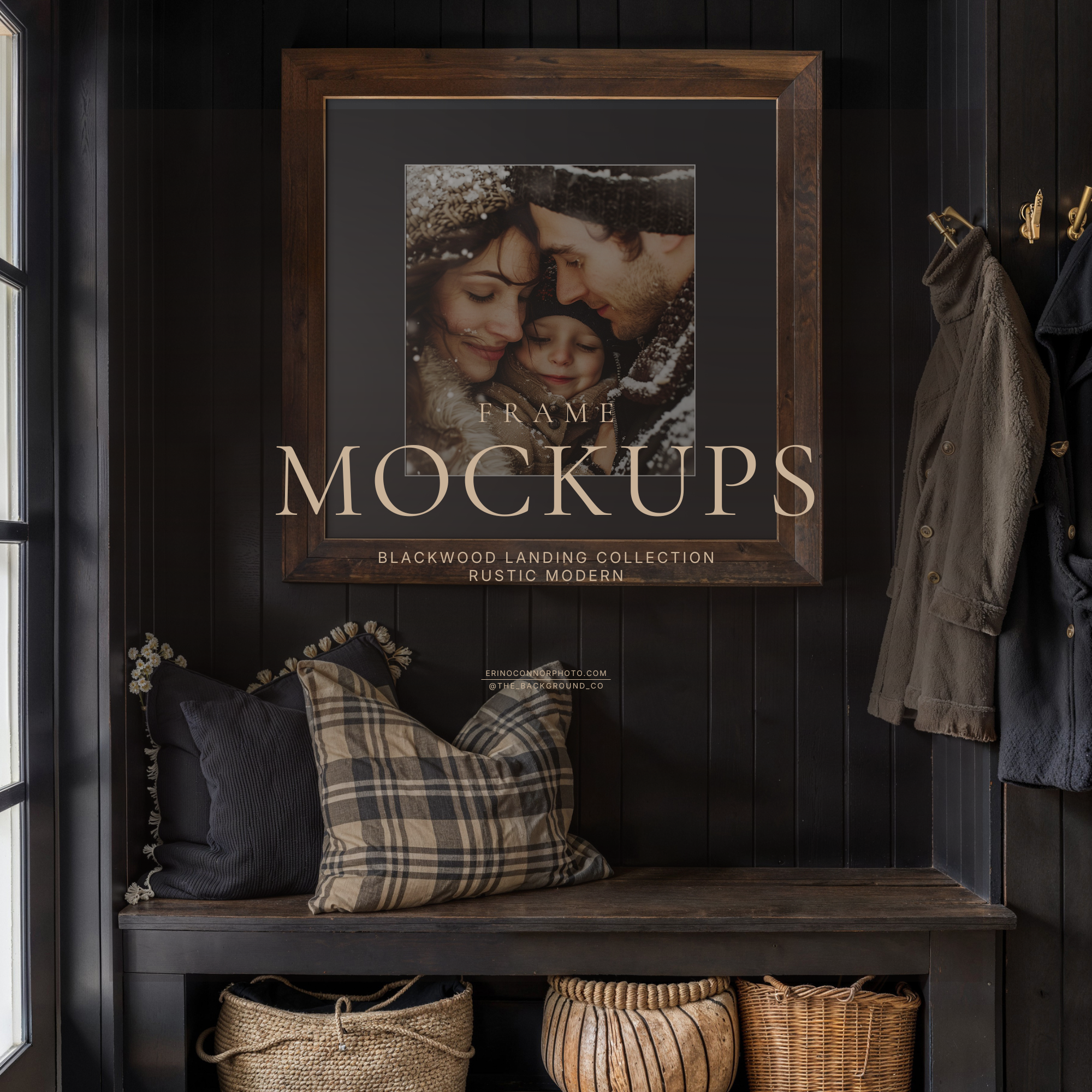 Rustic Modern: Blackwood Landing ~ Room & Frame Mockups