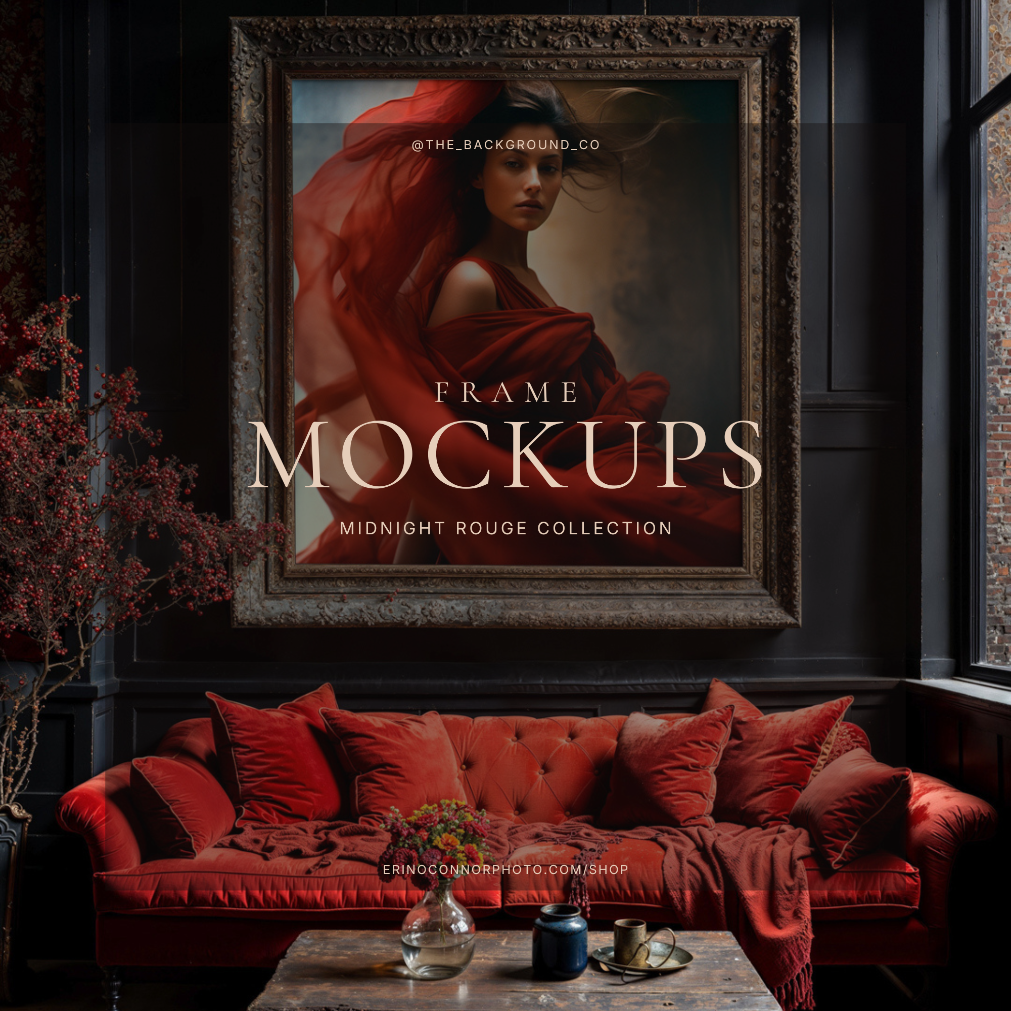 Midnight Rouge Frame Mockups