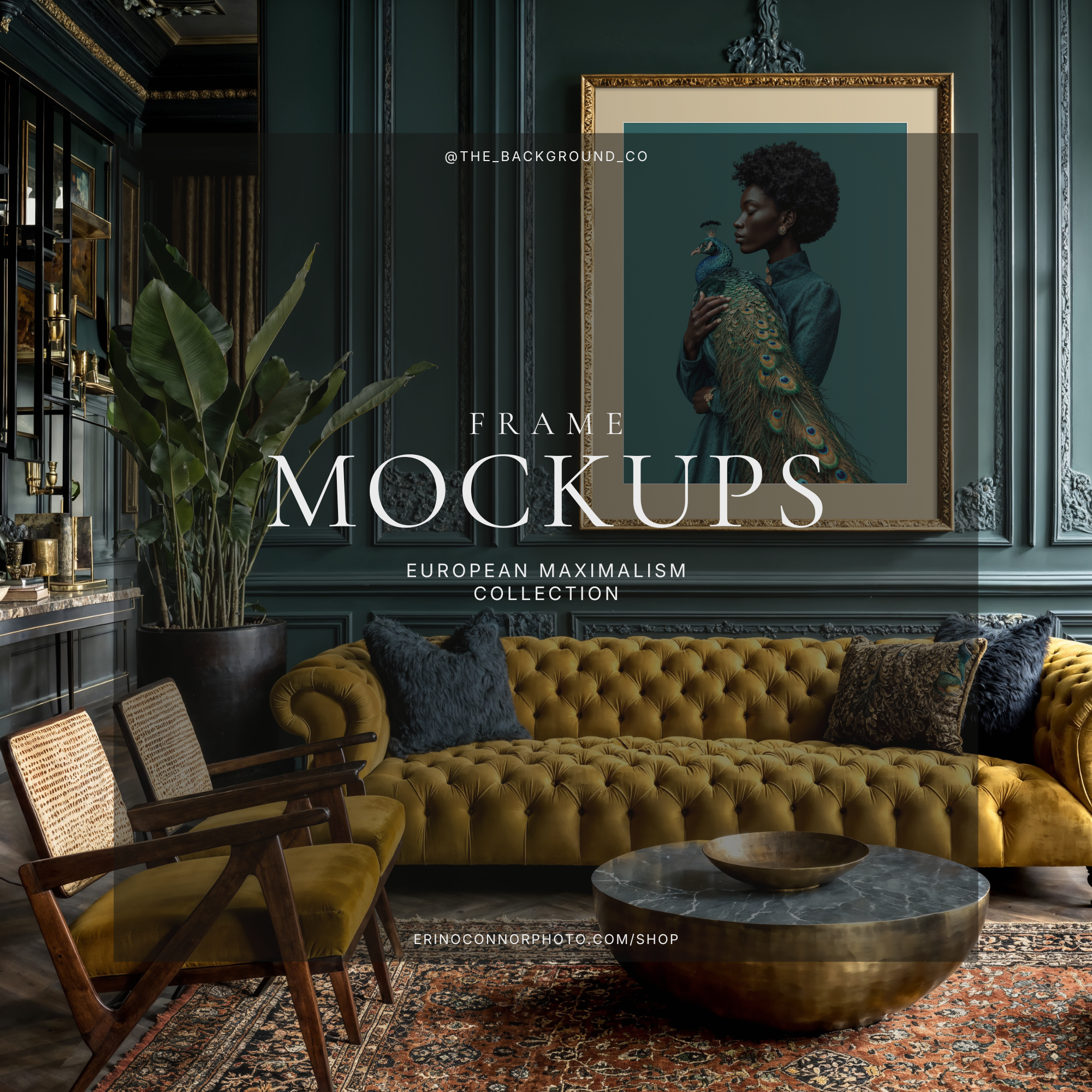European Maximalism - Room & Frame Mockups